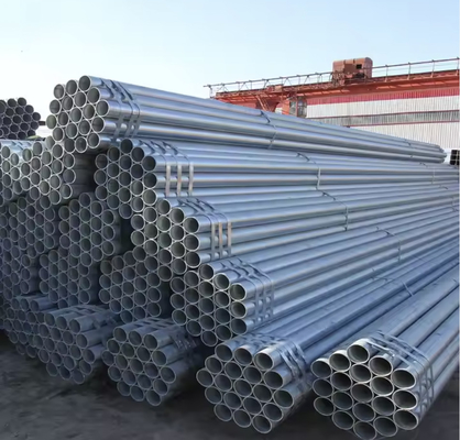 Ronde rechthoekige warmgewalste gegalvaniseerde stalen gegalvaniseerde metalen buis