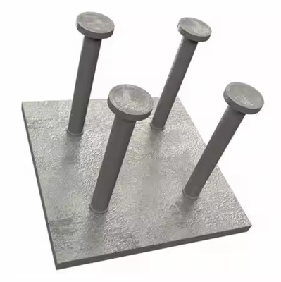 Carbon Steel Square Metal Base Plate Staalbasisplaten met poedercoating