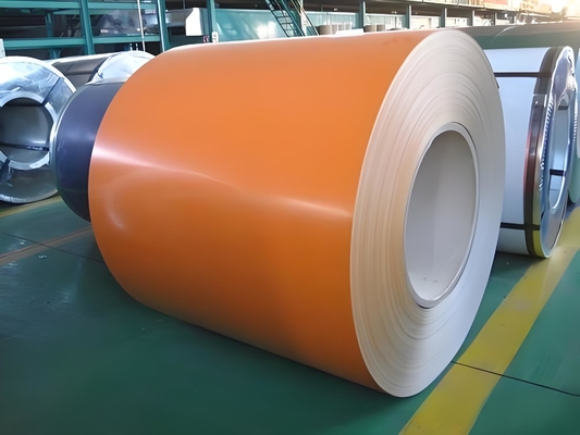 PPGI Voorgeverfde gegalvaniseerde stalen platen Kleur spoel met sterke anti-corrosie crème - gekleurd 0,15-2,0 mm Dikte