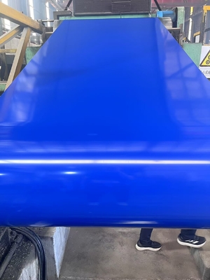 Kleur Staal PPGI 0,09-0,7 Dikte TDC51D Voorgeverfd gegalvaniseerd staal Platen kleur spoel met een sterke anti-corrosieve blauwe kleur
